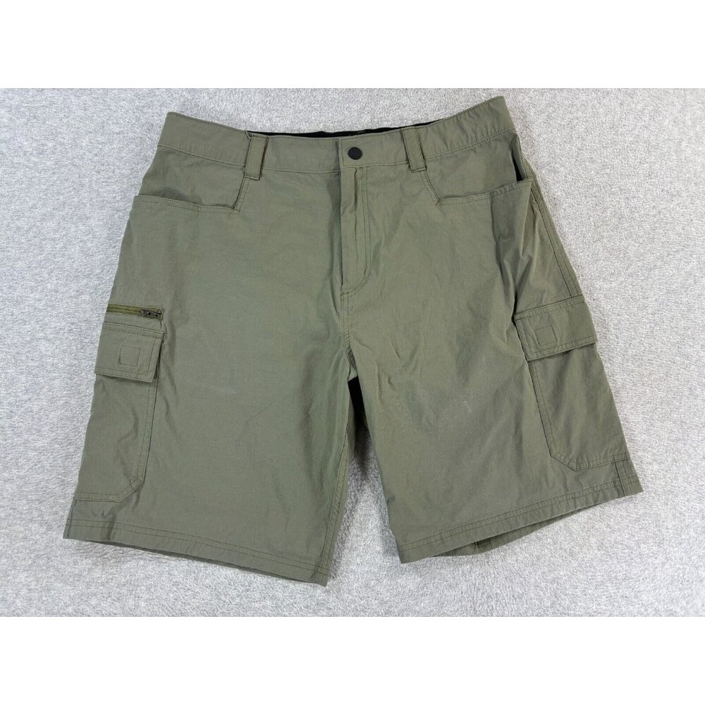 Orvis Performance TECH‎ Cargo Shorts (Men's Size 36) Green - 10"
